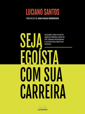 cover image of Seja egoísta com sua carreira
